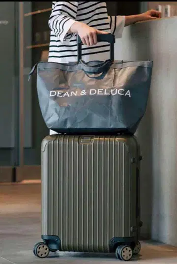 DEAN & DELUCA 트래블 백 차콜 그레이