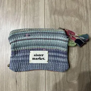 sister market. 멀티 컬러 파우치 토트 세트