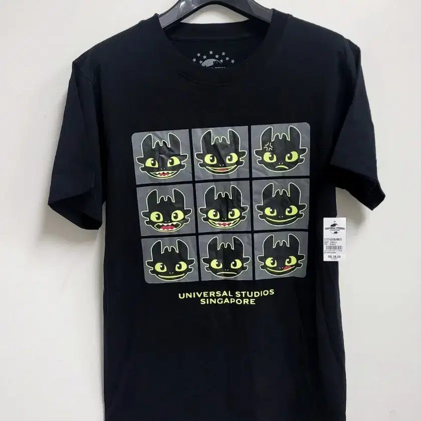 New Universal Studios Singapore Toothless Short-Sleeve T-shirt