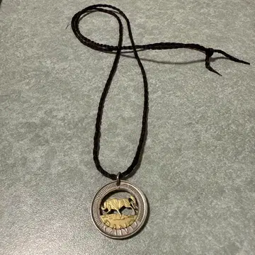 코인 동물 목걸이 실버 골드 한정판 남아프리카 반값