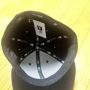 LA 블랙 야구 모자 사이즈 8