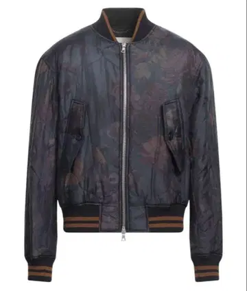 DRIES VAN NOTEN 플라워 봄버 자켓 블루종