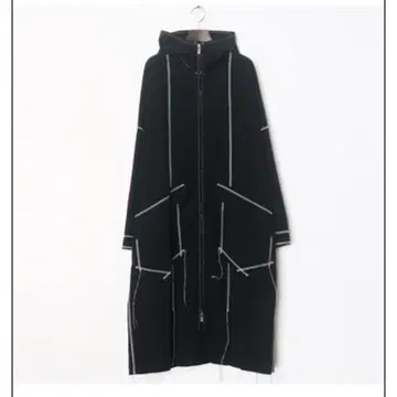 sulvam 집업 레인 코트 블랙 S