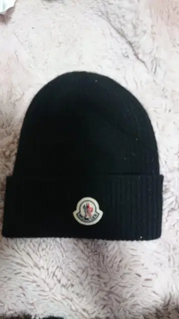 MONCLER 블랙 니트 모자