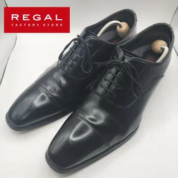 새상품급 REGAL 가죽 신발 10JR 사이즈 25.5cm 블랙