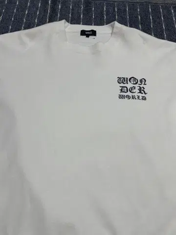 WONDER WORLD 화이트 트레이닝복 미사용 새상품