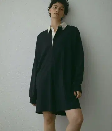 ETRE TOKYO 24AW 라거 셔츠 숏 올인원 네이비 M