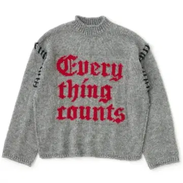 MOUSSY KNITTED WORDS 스웨터