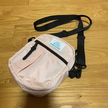 그레고리 숄더백 퀵 포켓 핑크 M