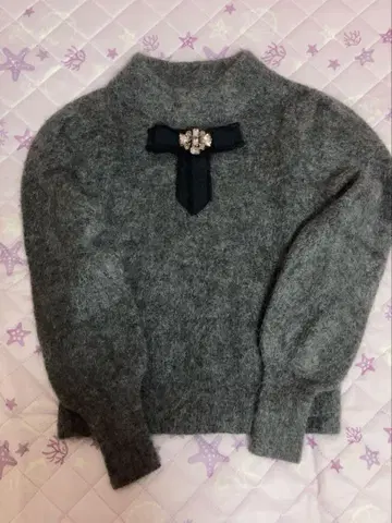 ZARA 니트 리본