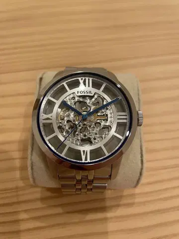 FOSSIL 스켈레톤 자동 시계