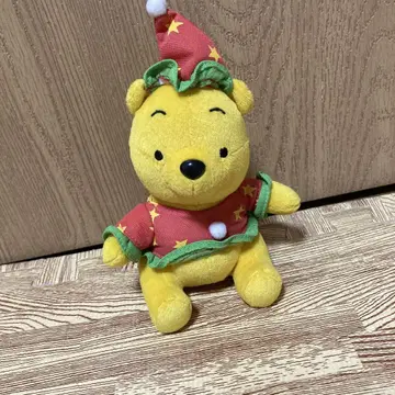크리스마스 곰돌이 푸 봉제 인형