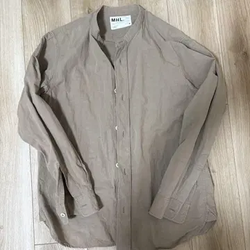MHL. 베이지 버튼 셔츠 M