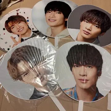 후카사와 타츠야 부채 5개 세트