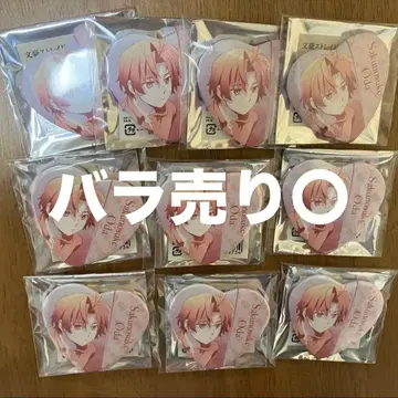 문호 스트레이독스 오다 사쿠노스케 하트 캔뱃지 AGF vol.5