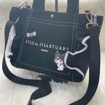 JILL by JILL STUART 쿠로미 프릴 토트백 블랙 산리오