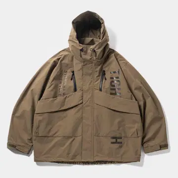 타이트 부스 HOODED TACTICAL JACKET 카키 L 사이즈