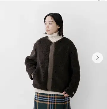 오시발 플리스 자켓 브라운 사이즈 1