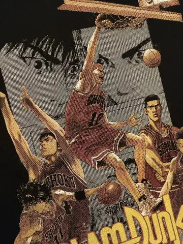 1점뿐인 초레어 미사용 새상품 슬램덩크 T셔츠 XL 블랙