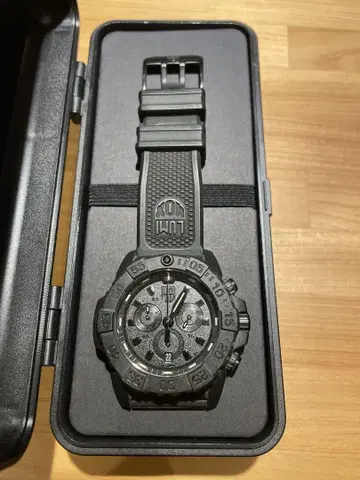 Luminox 크로노그래프 손목시계 블랙