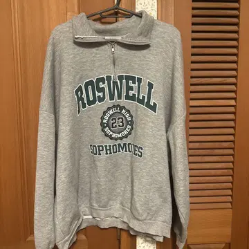 ROSWELL 집업 맨투맨 그레이