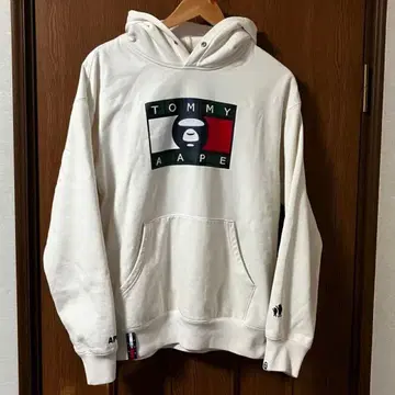 TOMMY x AAPE 콜라보 후드티