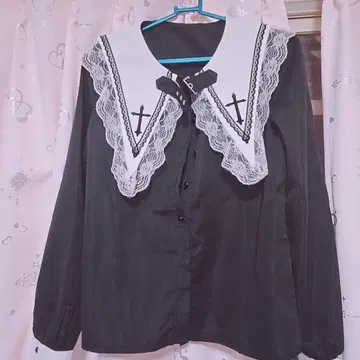 지뢰계 MARS 마즈풍 블라우스