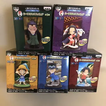 원피스 카드 스탠드 피규어 5체 세트