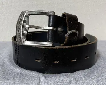 HARLEY-DAVIDSON 블랙 가죽 벨트 34인치