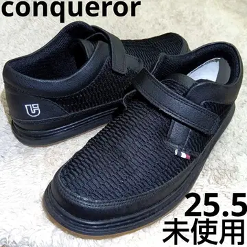 미사용 conqueror 컨커러 플리스키 메쉬 블랙 25.5