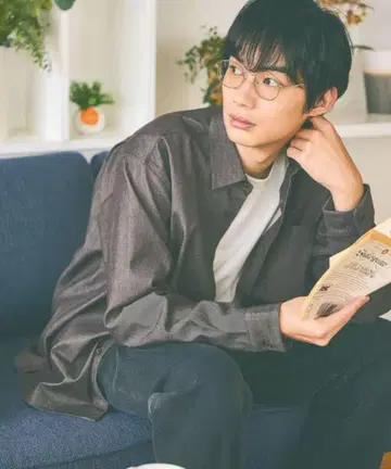 [ 멋쟁이 색상 ] 글로벌 워크 어반 데님 셔츠