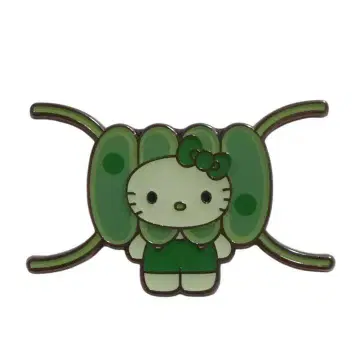 오사카 간사이 박람회 일본관 해초 키티 가시 연못말 핀 배지 2