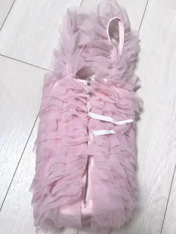 bibiy CAMILLE BAG 튤 백 레이스 핑크