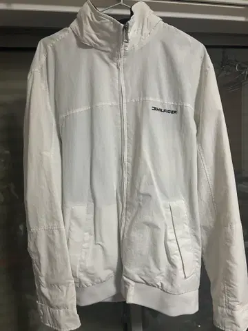 Tommy Hilfiger 화이트 나일론 자켓