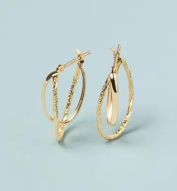 Jewel closet by L&Co. K10 후프 귀걸이