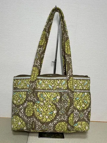 새상품급 Vera Bradley 꽃무늬 토트백 브라운