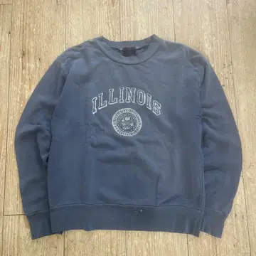 [분위기 발군] ILLINOIS 다크 블루 크루넥 트레이닝복 M 사이즈