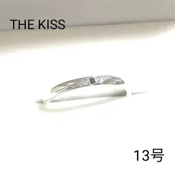 [새상품급] 더 키스 THE KISS 블루 다이아몬드 실버 반지 13호