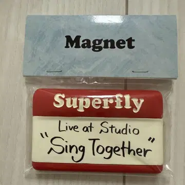 새상품 superfly 라이브 굿즈 마그넷