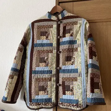 빈티지 70s 패치워크 자켓