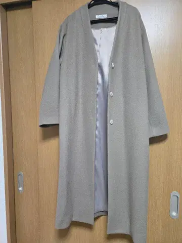 relume 노카라 롱 코트 베이지