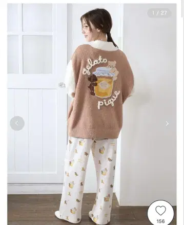 베비모코 하치미츠 베어 피케 잠옷 젤라피케 택 포함