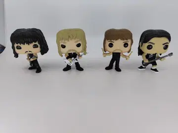 메탈리카 피규어 4개 세트 펀코 팝 Metallica
