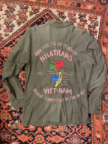 빈티지 베트남 셔츠 US ARMY