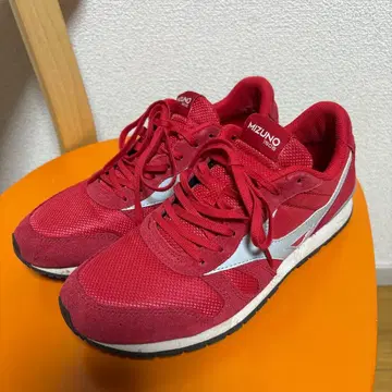 MIZUNO 레드 스니커즈 JP 26.0