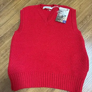 LE TRICOT DE LA MER 니트 베스트 사이드 포켓 XS