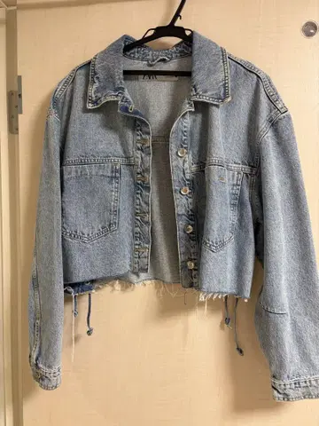 ZARA 크롭 데님 자켓 M