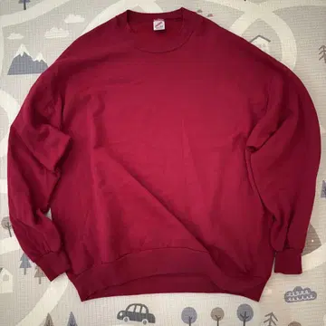 레어 90s USA JERZEES 블랭크 맨투맨 빨간색 2XL