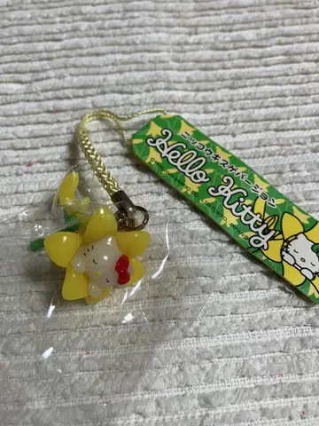 지역 한정 닛코 키스게 꽃 헬로키티 스트랩