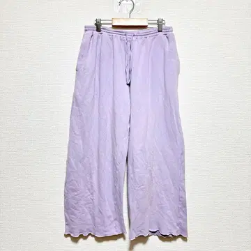 사만사 모스모스 [ F ] 이지 팬츠 허리밴딩 허리밴딩 파스텔 보라색